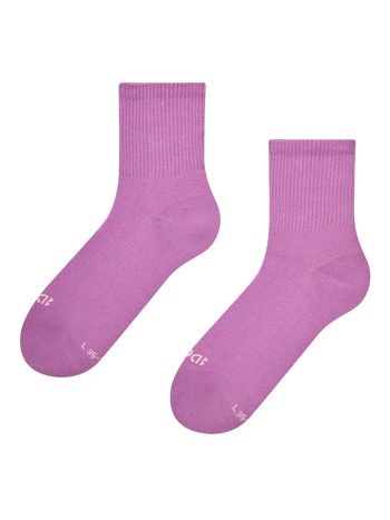 Chaussettes mi-mollet Violet raisin