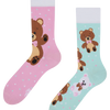 Chaussettes rigolotes Ours en peluche