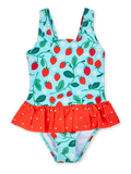 Maillot de bain rigolo pour filles Petites fraises