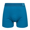 Boxer à motifs bleu émeraude pour hommes