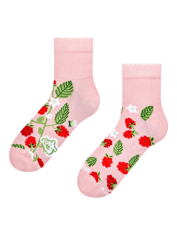 Chaussettes mi-mollet anti-stress Petites framboises