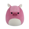 Peluche Squishmallows de 20 cm Veronika le poney shetland rose avec frange