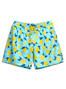 Short de bain rigolo pour hommes Citrons d'été