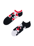 Socquettes rigolotes pour baskets Puzzle de cœur