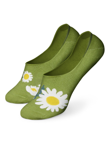 Chaussettes invisibles rigolotes Thé à la camomille
