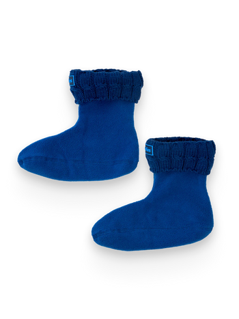 Chaussettes isolantes pour bottes de pluie bleu océan pour enfants