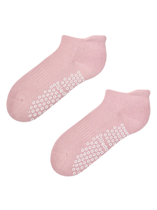 Chaussettes Pilates & Yoga vieux rose