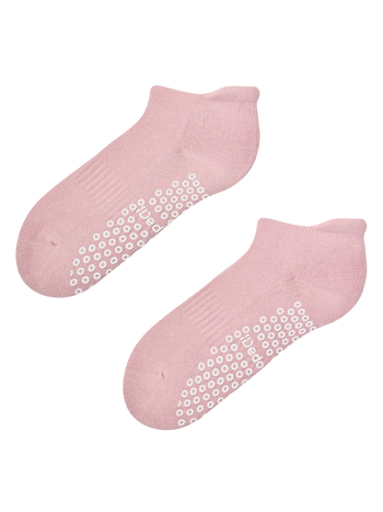 Chaussettes Pilates & Yoga vieux rose