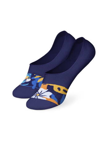 Chaussettes invisibles rigolotes Toucan tropical