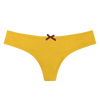 Culotte brésilienne jaune moutarde pour femmes