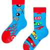 Chaussettes antidérapantes pour enfants Voitures rapides
