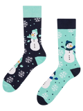 Chaussettes chaudes rigolotes Bonhomme de neige joyeux