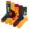 Lot de 5 paires de chaussettes rigolotes L’heure d’une bière