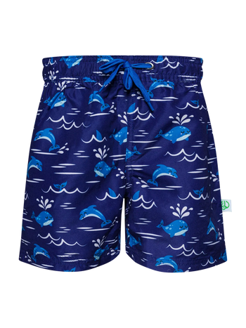 Short de bain rigolo pour garçons Baleine heureuse