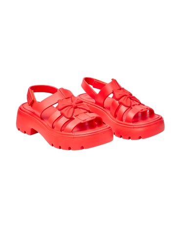 Sandales Eva Fisherman rouge vif pour femmes
