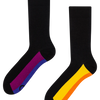 Chaussettes rigolotes Arc-en-ciel caché