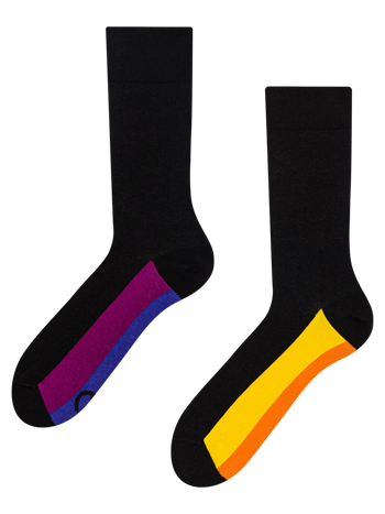 Chaussettes rigolotes Arc-en-ciel caché