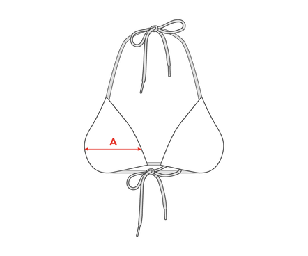 Hauts de bikini triangulaires