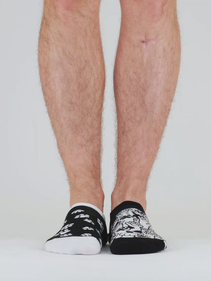 Socquettes rigolotes pour baskets Pattes de chat