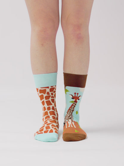 Chaussettes rigolotes Girafe mignonne
