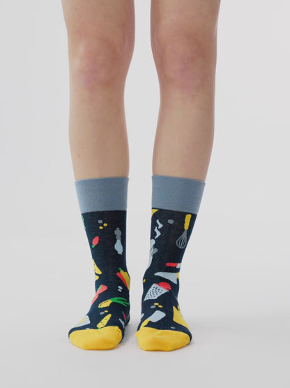 Chaussettes rigolotes Cuisine saine