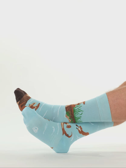 Chaussettes rigolotes Loutres