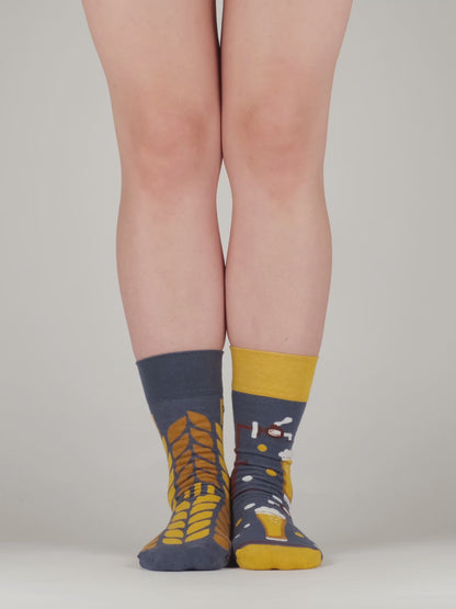 Chaussettes rigolotes L'heure d'une bière