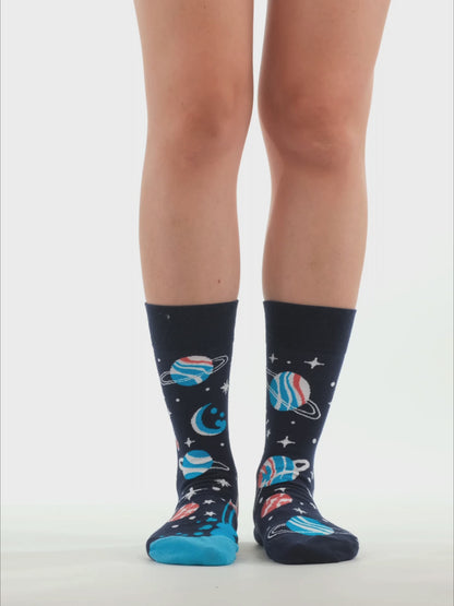Chaussettes rigolotes Planètes