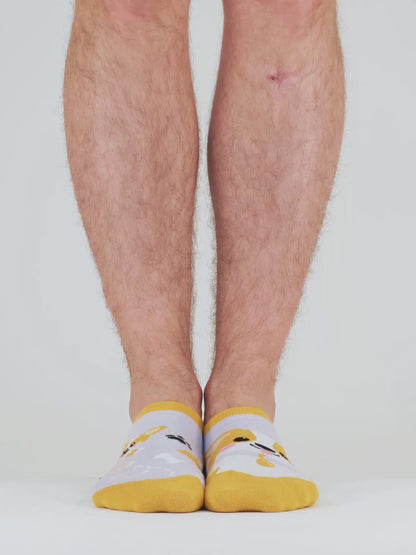 Socquettes rigolotes pour baskets Chien Corgi